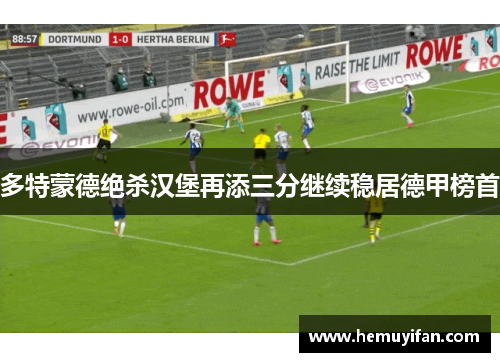 多特蒙德绝杀汉堡再添三分继续稳居德甲榜首 多特蒙德绝杀汉堡再添三分继续稳居德甲榜首